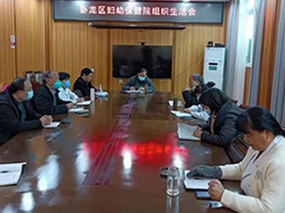 臥龍區(qū)婦幼保健院黨支部召開(kāi)組織生活會(huì)